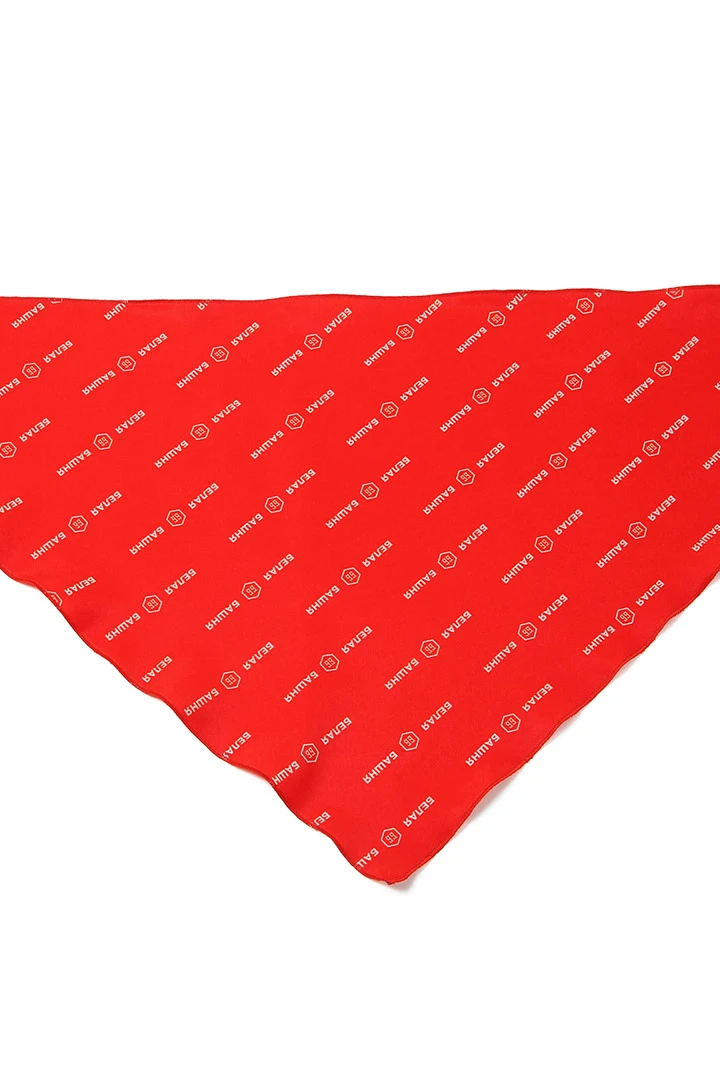 Косынка Шарлотта 60х60х90 см, с полной запечаткой "White Tower"#4