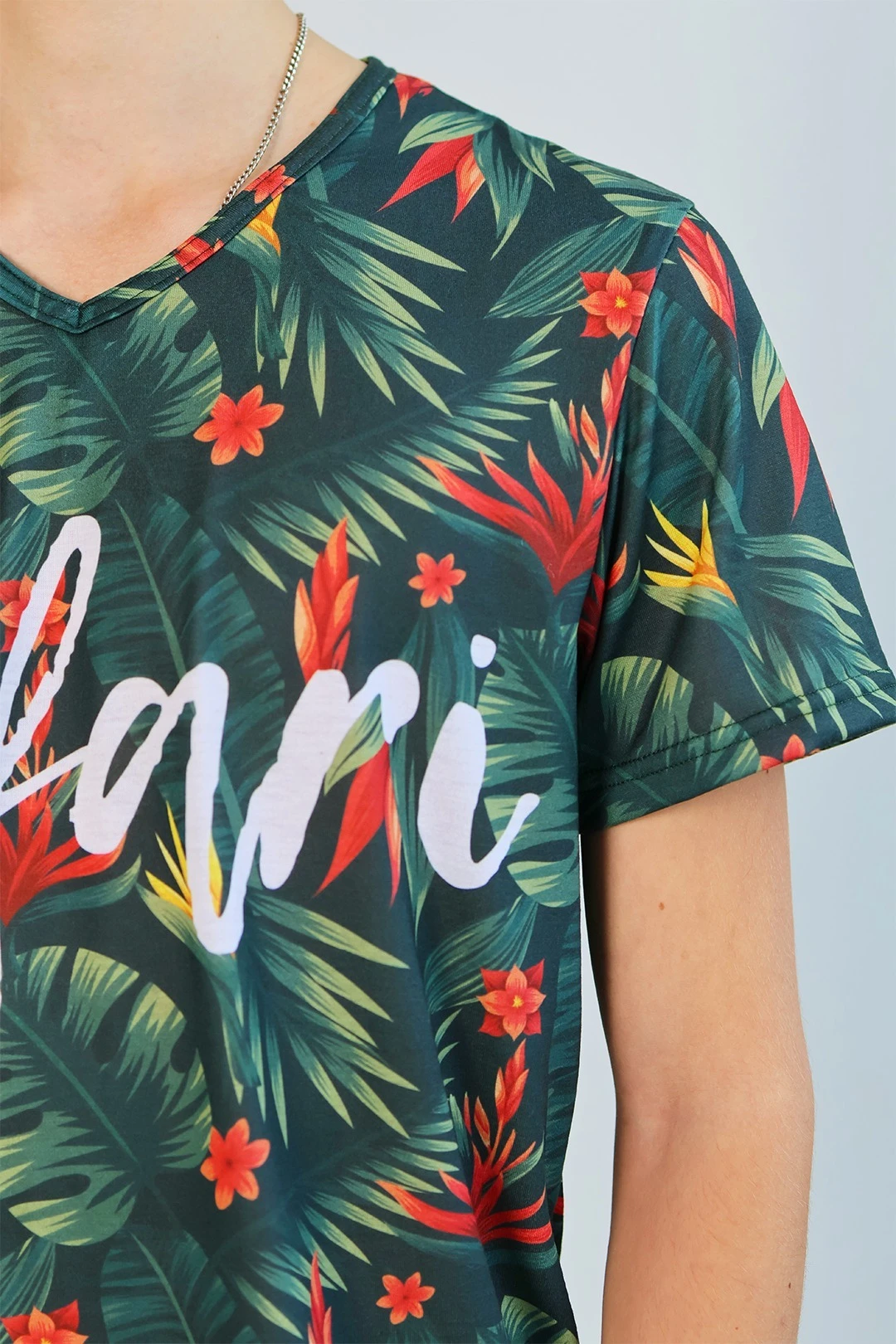 Футболка Гэлэкси V-ворот унисекс с полной запечаткой (полиэстер)#3