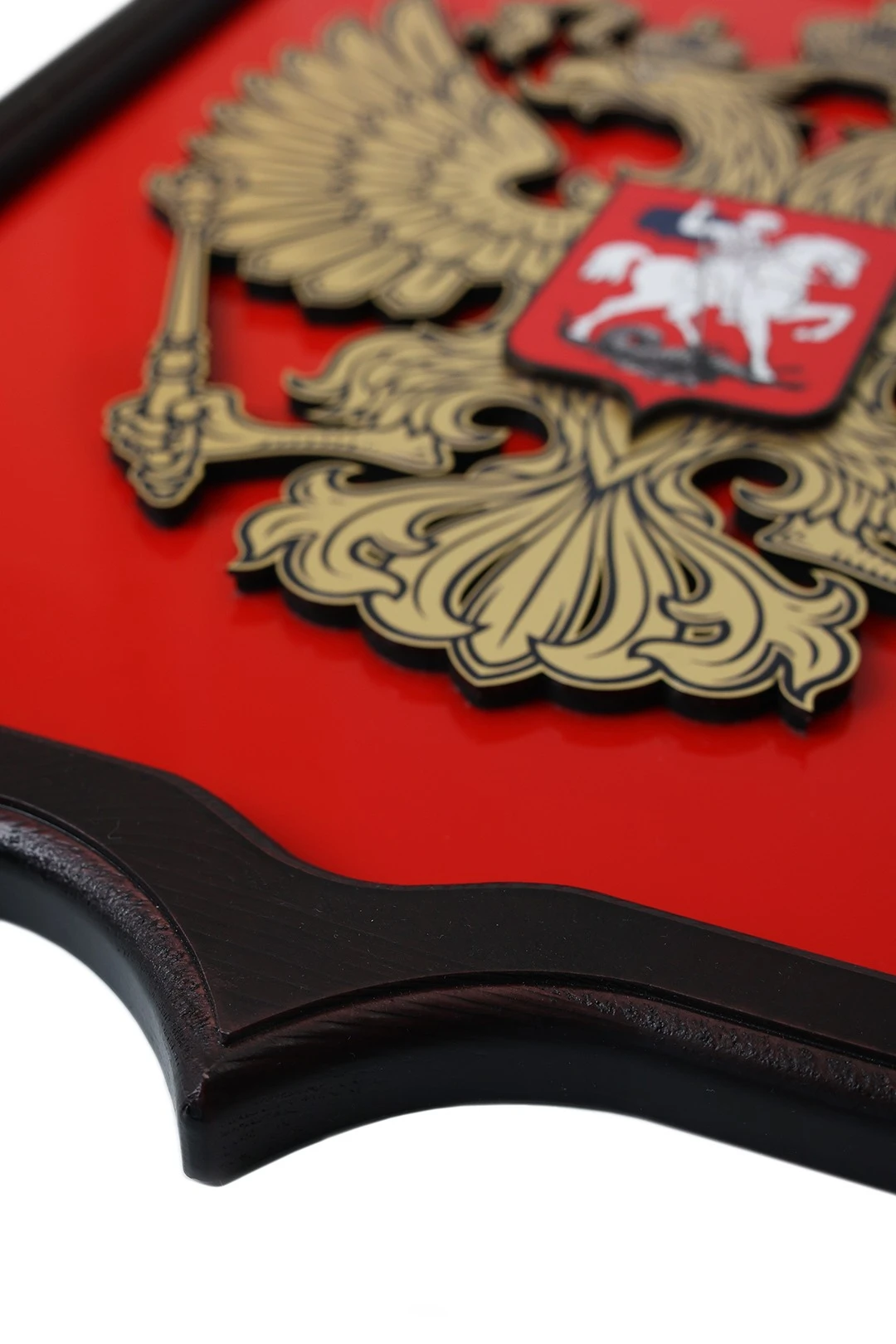 Герб РФ 35х43 см, рельефный из акрила, с рамкой#3