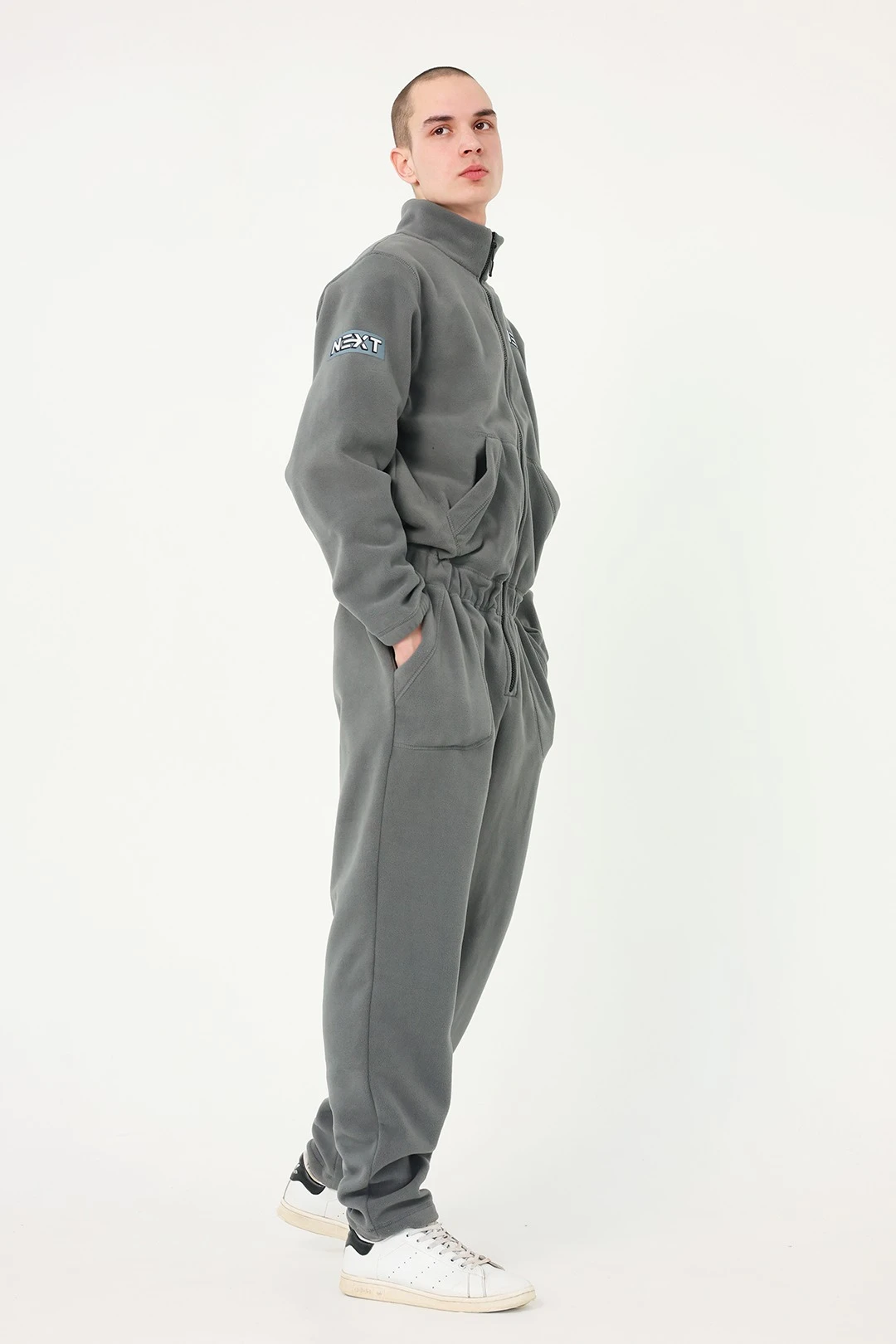 Комбинезон Тайлер флисовый унисекс, однотонный#1