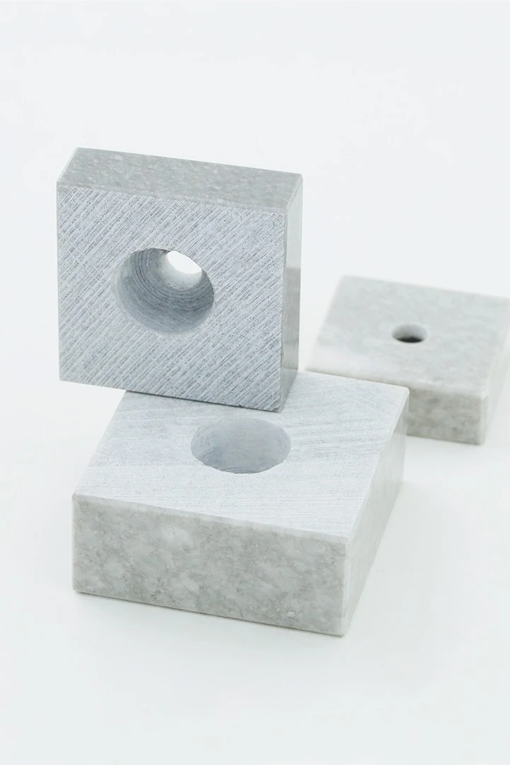 Основание каменное, белый мрамор 60х60х20 мм#1