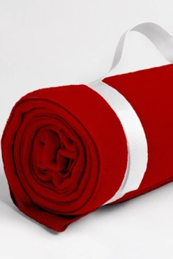 Купить красный плед Вдохновение флисовый 120х155 см