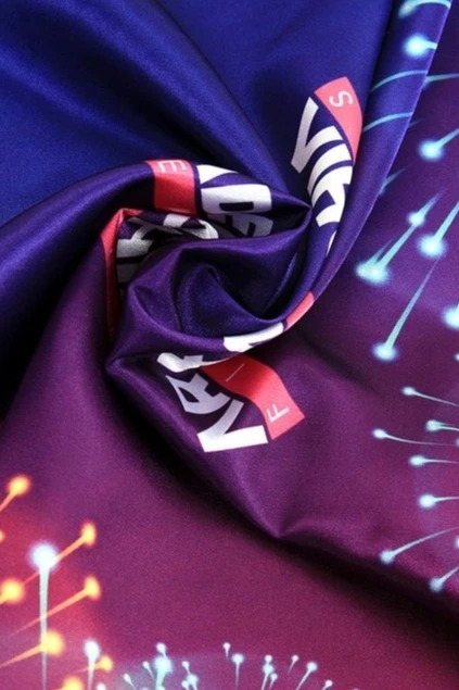 Платок Шанель 50х50 см, с полной запечаткой "ARKADELPHIA Fireworks"#2