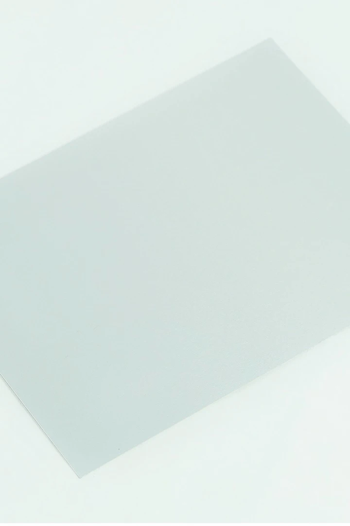 Алюминий сатин односторонний 300х600 мм 0,45 мм, серебро#4