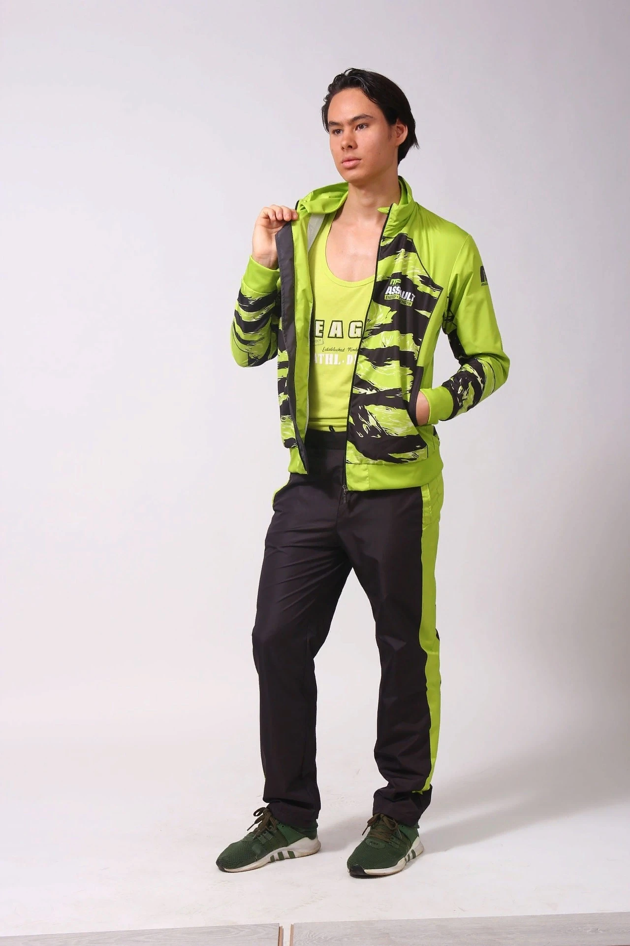 Ветровка Спортинг унисекс с полной запечаткой "Asault"#1