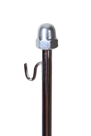 Подставка под вымпел (хромированная сталь) фигурная 50 см#4