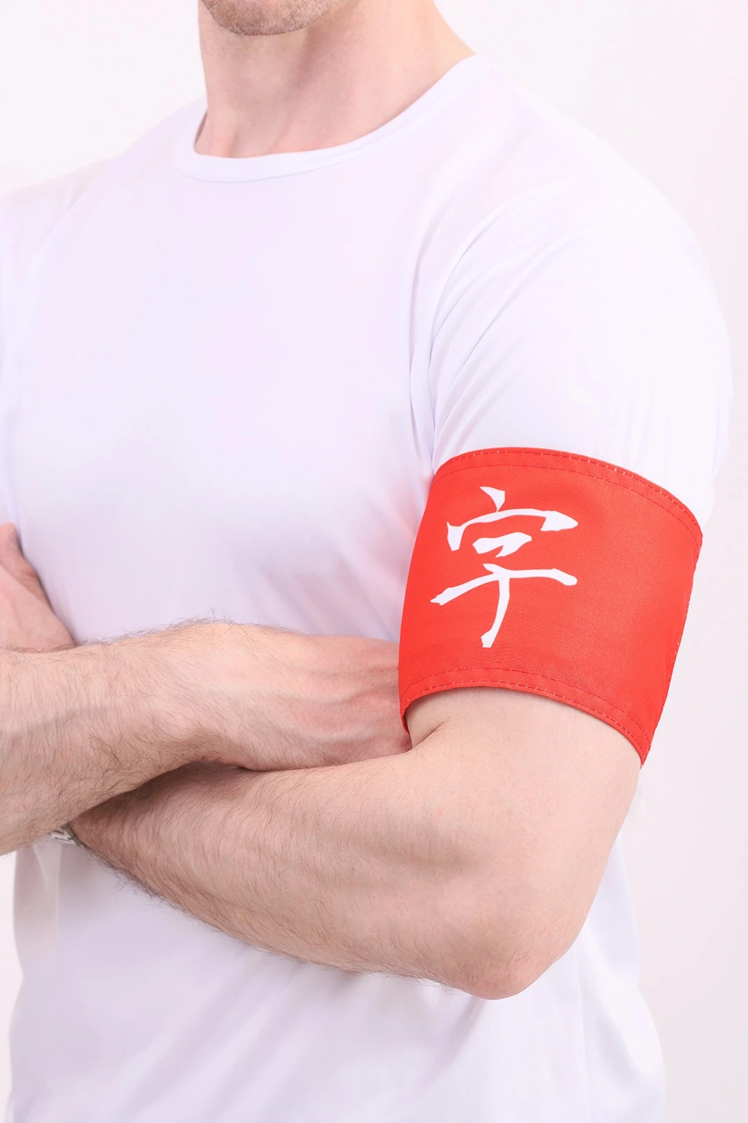 Купить повязку нарукавную однослойную 11х25 см, с полной запечаткой