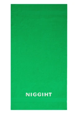 Купить полотенце махровое 70х140 см с вышивкой (Ituma), ярко-зеленое