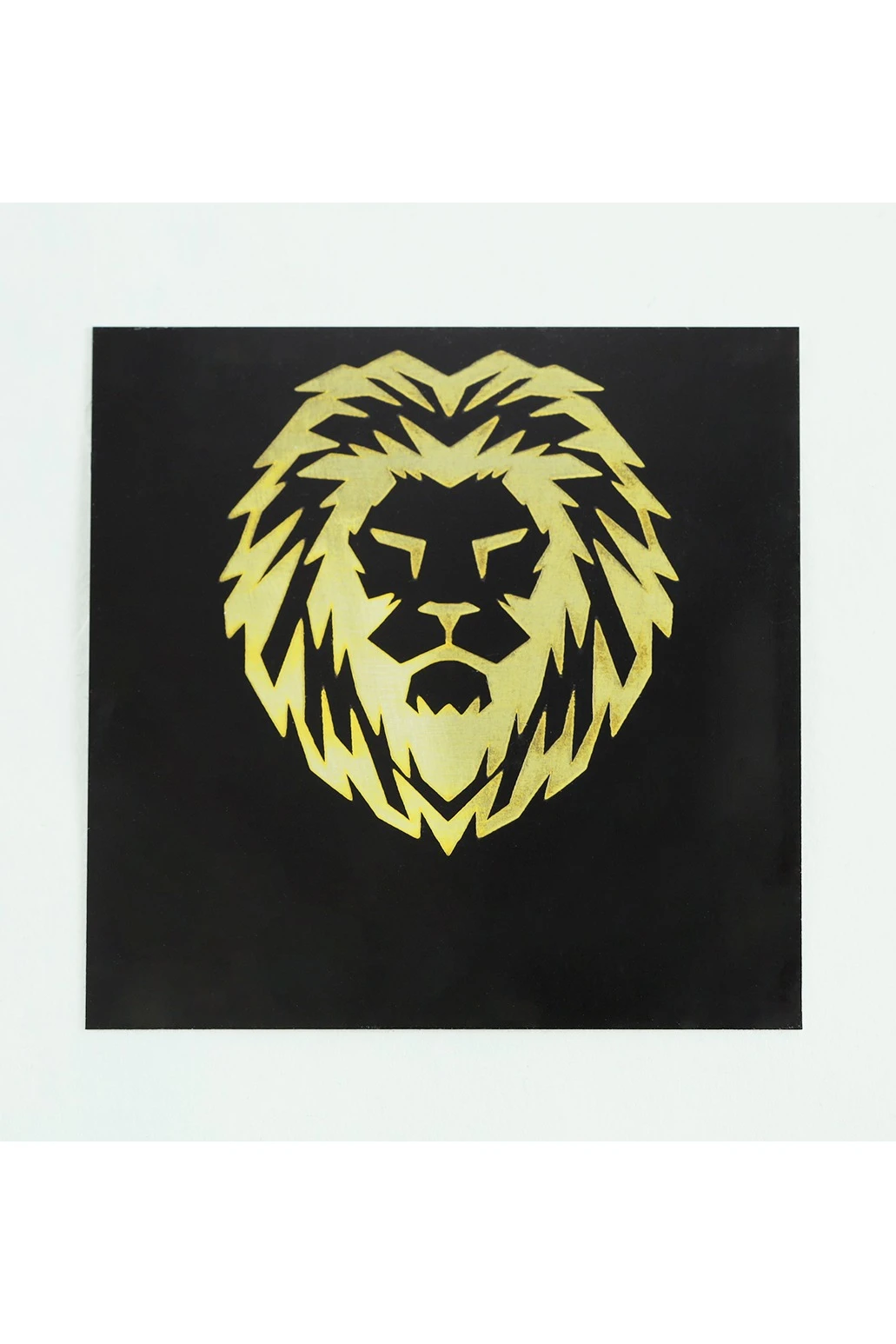 Aлюминий глянцевый 200х300 мм 0,55 мм, черный/светлое золото#1