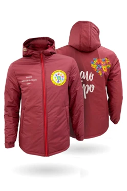 Купить куртку Норд унисекс, с полной запечаткой "Мы волонтеры"