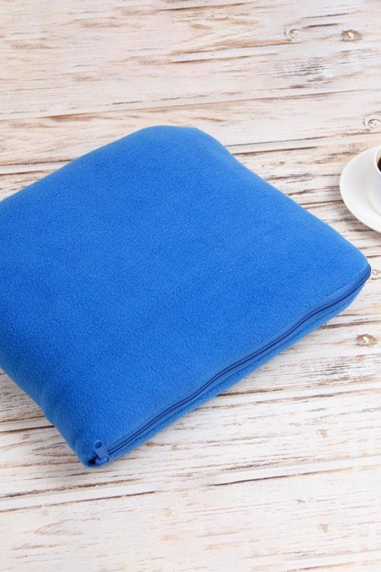 Плед Трансформер (плед-подушка) флисовый 120х155 см, однотонный#1