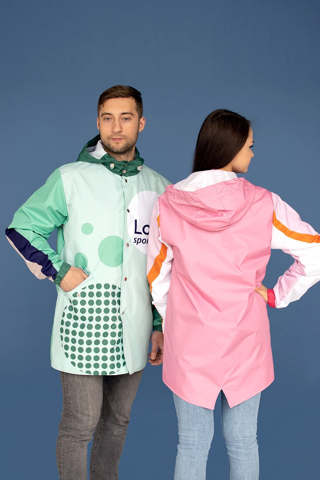 Ветровка Энерджи унисекс с полной запечаткой "Сircles"#1 Ветровка Энерджи унисекс с полной запечаткой "Сircles"#1