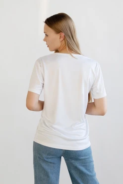 Футболка Астер женская однотонная (полиэстер)#2 Футболка Астер женская однотонная (полиэстер)#2