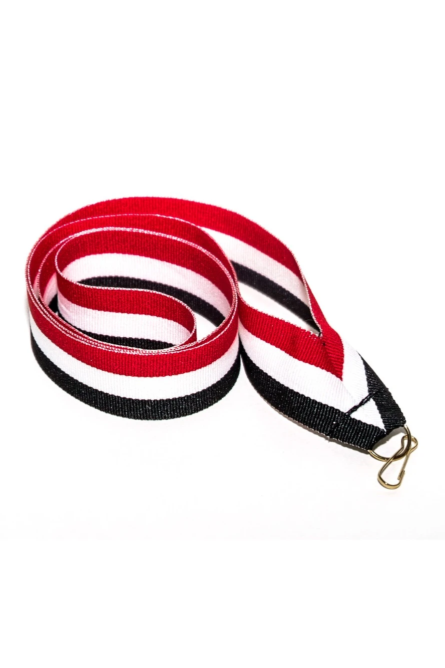 Купить ленту для медали УР шириной 2,2 см, с карабином