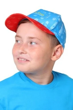 Бейсболка Стандарт детская с полной запечаткой (полиэстер) "Children's weekend camp"#1