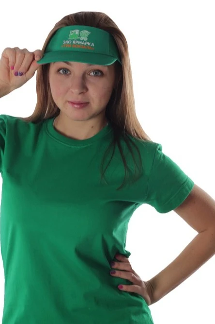 Козырек Карри на липучке узкий однотонный (хлопок) "Three Stations"#1 Козырек Карри на липучке узкий однотонный (хлопок) "Three Stations"#1