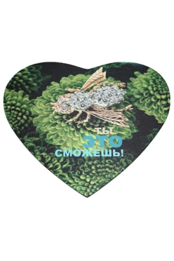 Коврик для мыши в форме сердца 5 мм, с полной запечаткой#1 Коврик для мыши в форме сердца 5 мм, с полной запечаткой#1