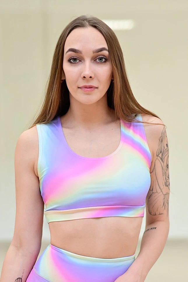 Купить топ Авелин женскую с полной запечаткой "Перманент"