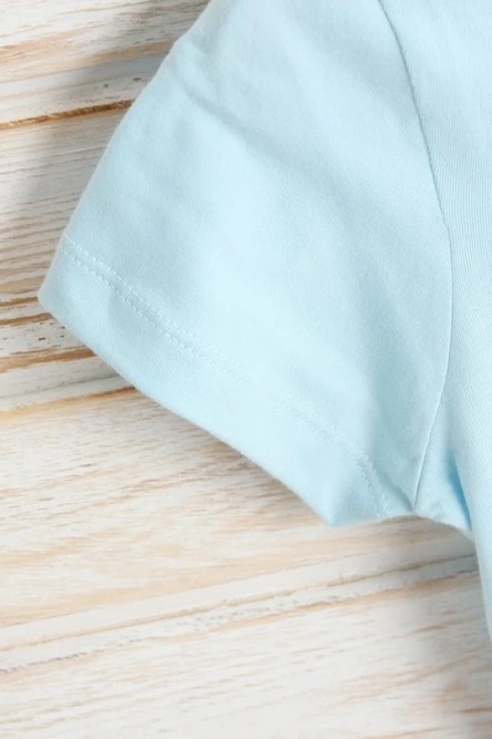 Футболка Премиум женская (Modern) однотонная светло-голубая (хлопок)#3 Футболка Премиум женская (Modern) однотонная светло-голубая (хлопок)#3