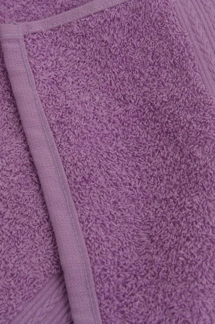 Полотенце махровое 70х140 см (Ituma), однотонное сиреневое#5