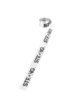 Купить ленту сатин ширина 2 см белая, печать черным с одной стороны