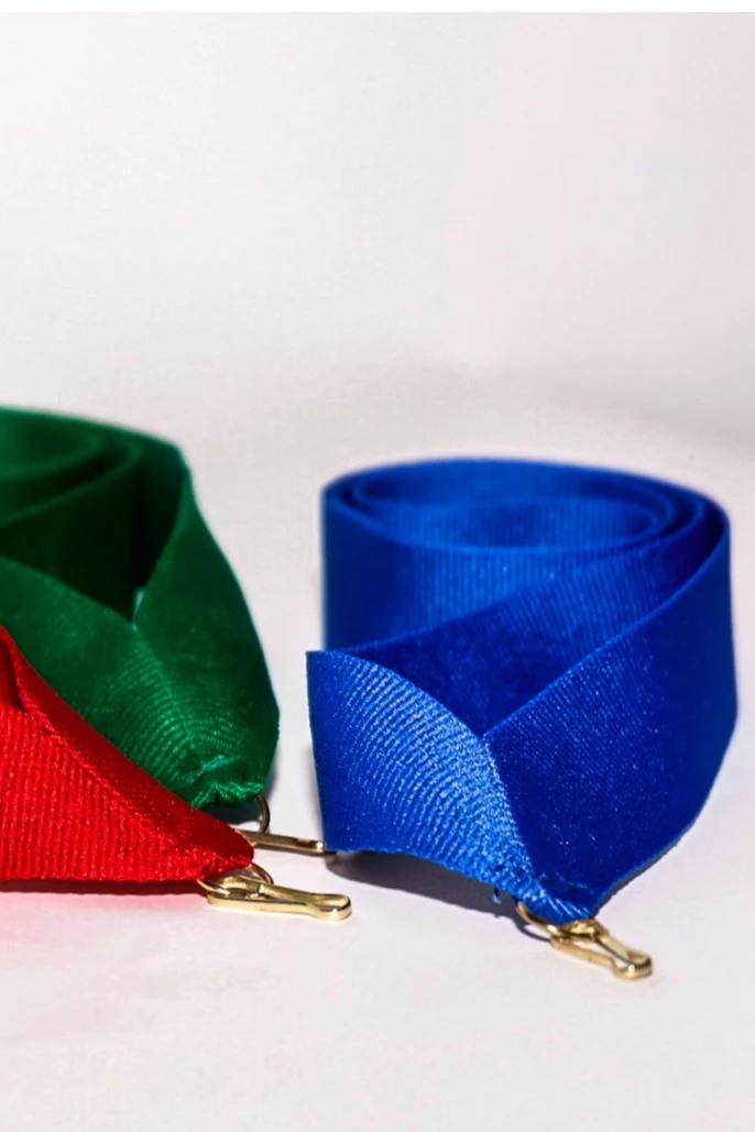 Купить ленту для медали репс ширина 2,2 см, с карабином