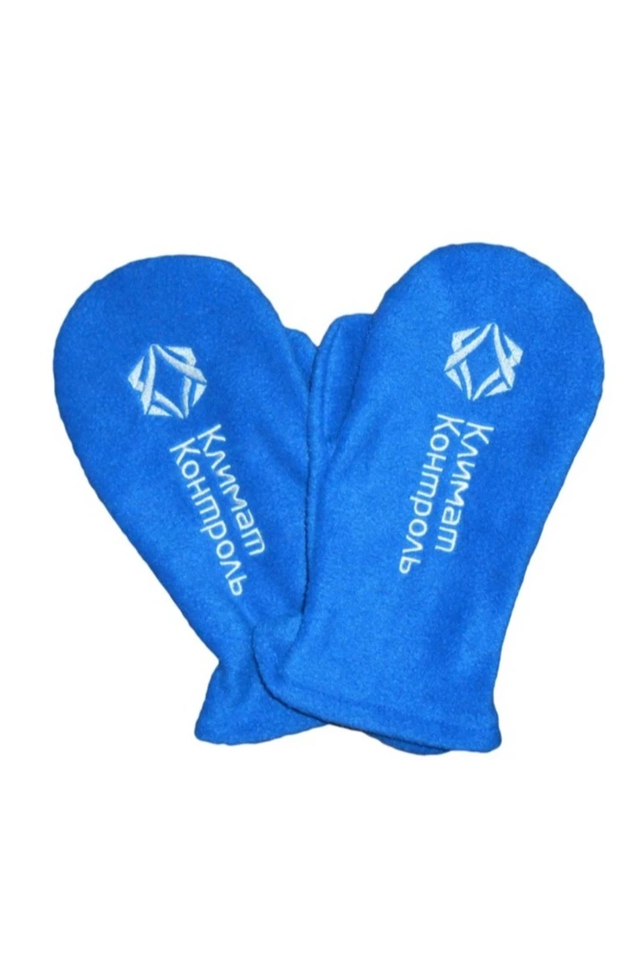 Варежки флисовые однослойные взрослые, однотонные#3 Варежки флисовые однослойные взрослые, однотонные#3