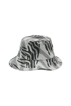 Купить панаму Фест с узкими полями, с полной запечаткой "Scales"