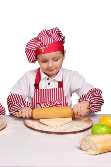 Фартук Латте детский с регулятором лямки, с полной запечаткой "Akulchev"#3