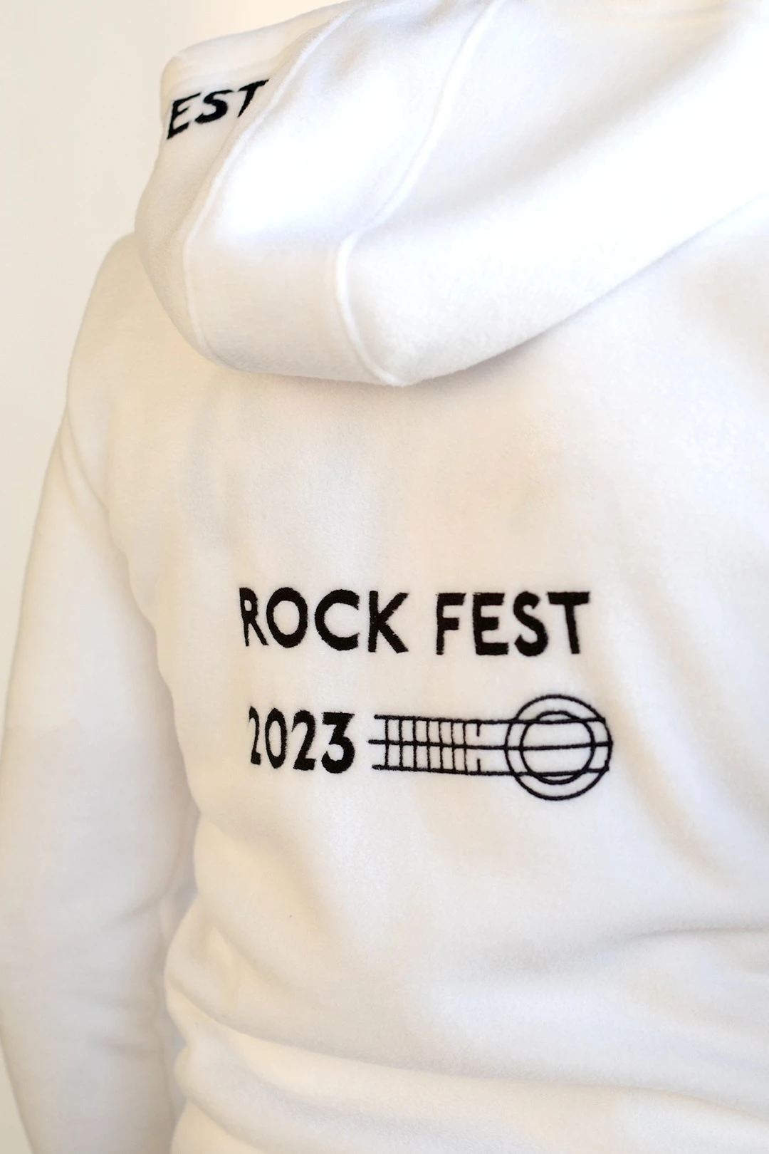 Толстовка Харисон флисовая с капюшоном унисекс, однотонная "Rock Fest"#4
