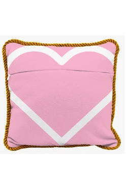 Подушка с кантом 40х40 см, с принтом "Love"#1