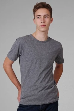 Купить футболку Лайт унисекс тёмный-меланж