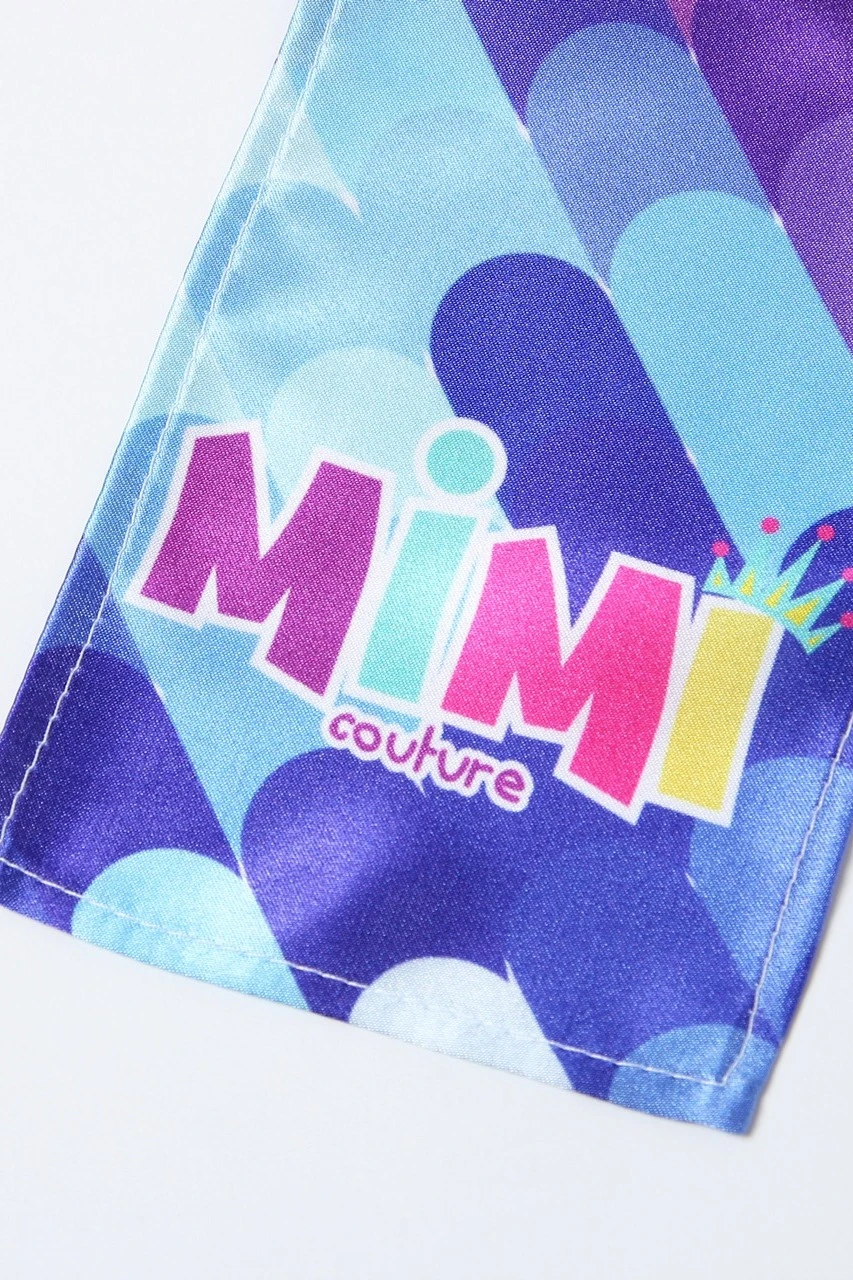 Купить шарф однослойный детский 20х120 см, с полной запечаткой "Mimi couture"