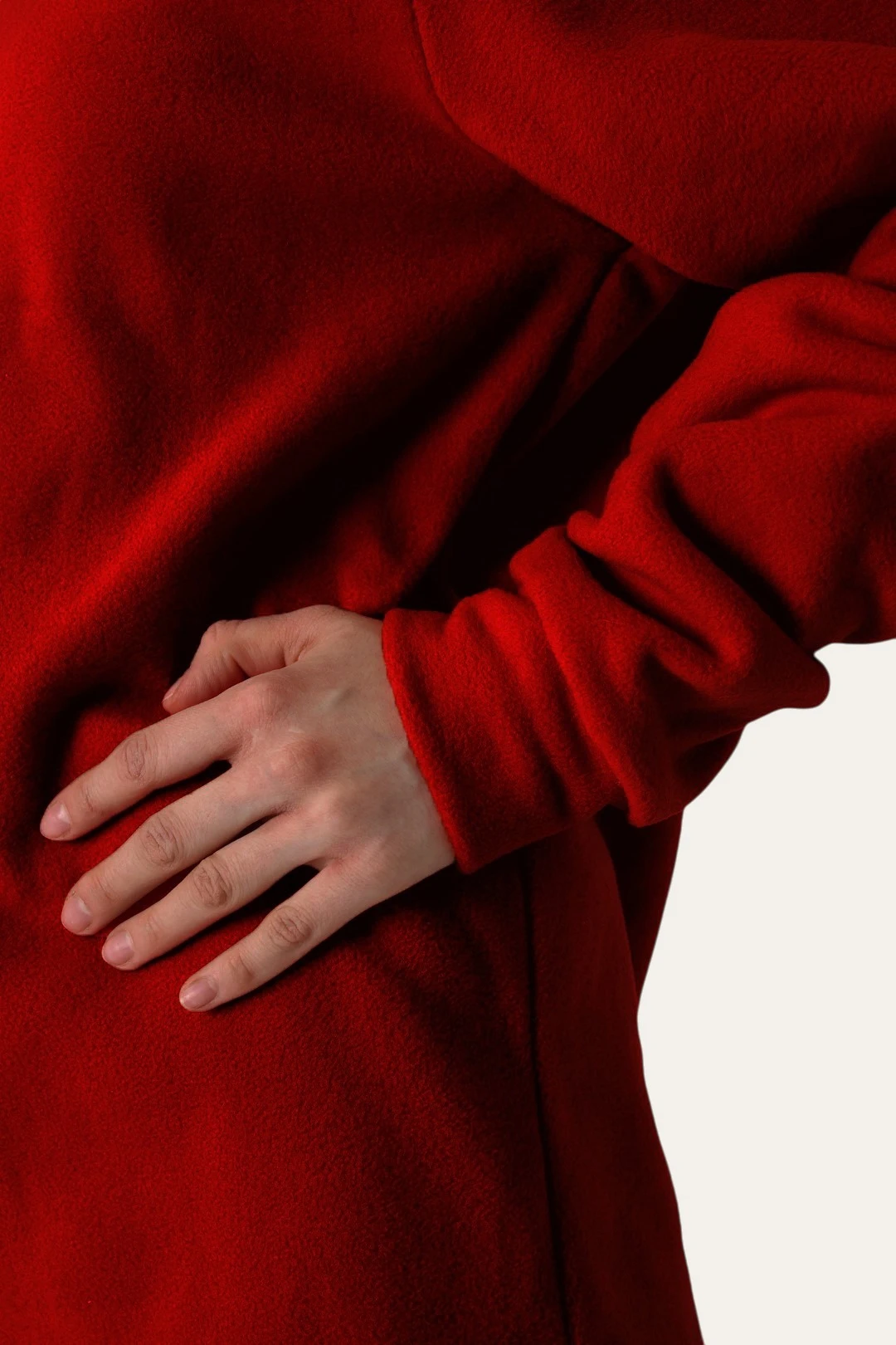 Толстовка Каспер флисовая унисекс, однотонная#5