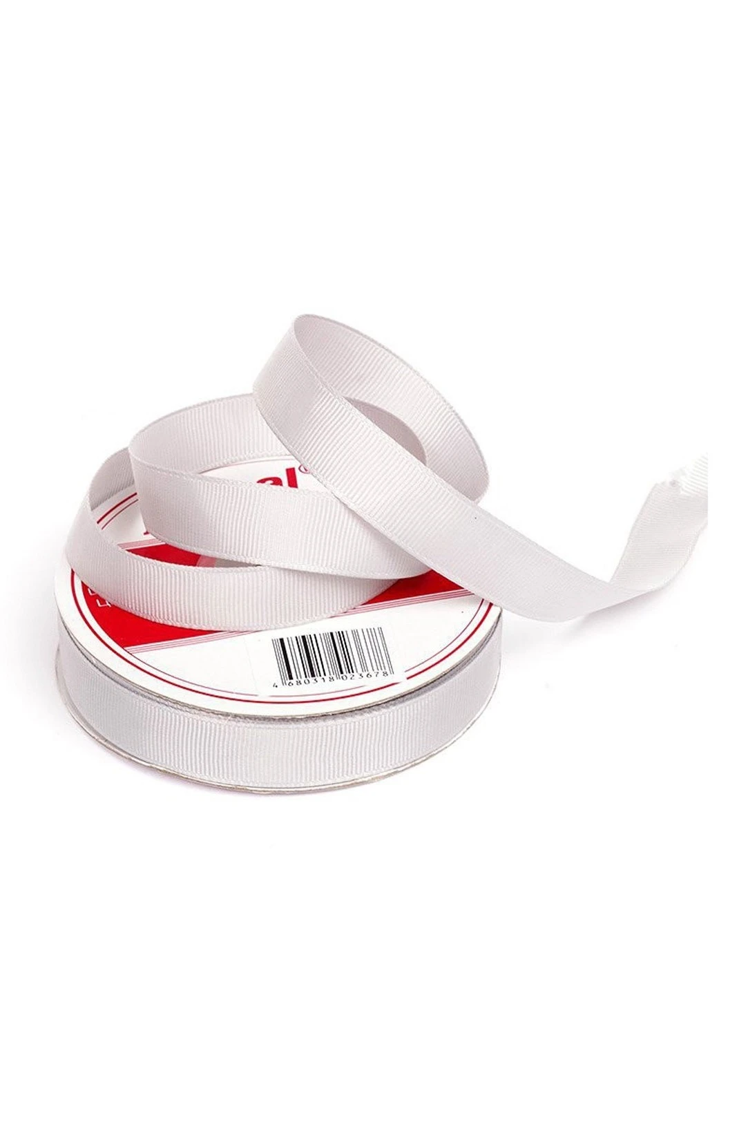 Лента репс белая ширина 2,5 см#2