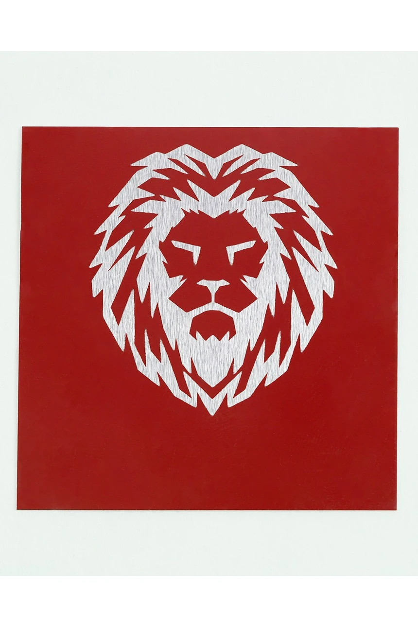 Алюминий глянцевый 200х300 мм 0,45 мм, бордовый/серебро#1