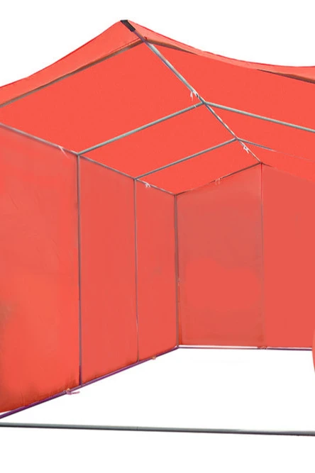 Тент с козырьком 2х6 м, однотонный#5