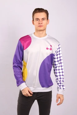 Купить свитшот унисекс "Above" с полной запечаткой