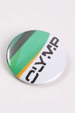 Купить значок закатной Ø 37 мм "OLYMP"