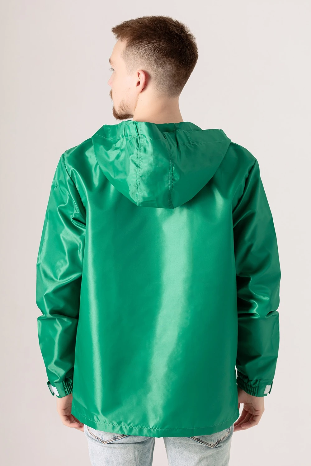 Ветровка Рэйн унисекс, однотонная зеленая#2 Ветровка Рэйн унисекс, однотонная зеленая#2