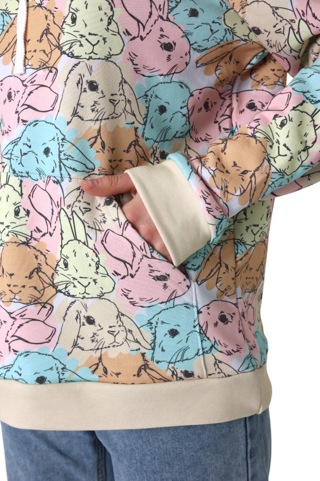 Худи Кевин унисекс из футера хб с полной запечаткой#5