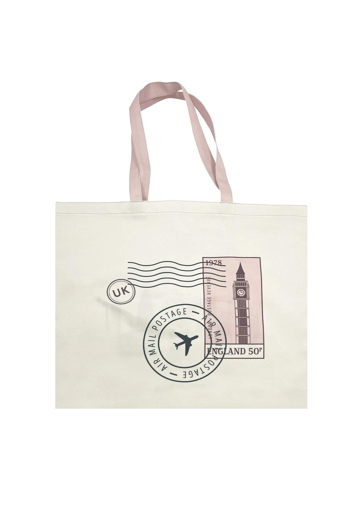 Сумка Голди из греты 40х40х10 см, с печатью#2