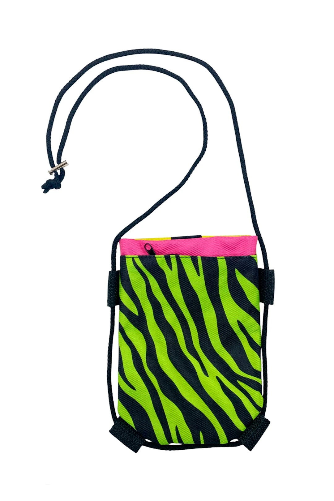 Нагрудный кошелек Брик 13х18 см, с полной запечаткой "Green zebra"#2