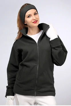 Купить женскую толстовку черную Харисон без капюшона