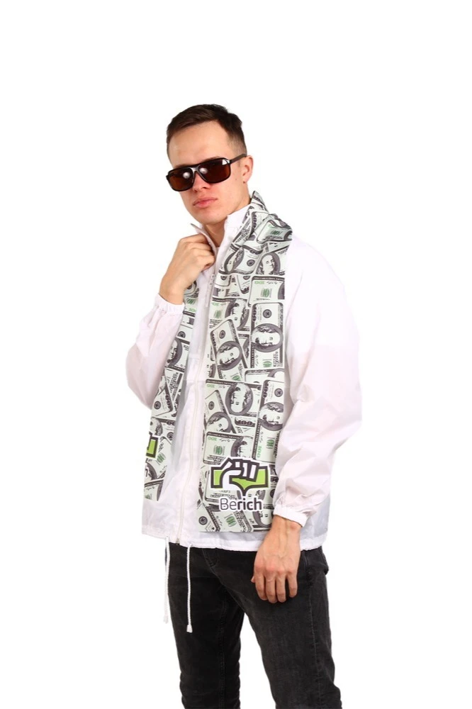 Купить шарф печатный 15х120 см "Berich"