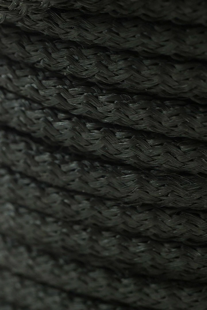 Шнур круглый с сердечником 100% ПЭ, 5 мм черный#4