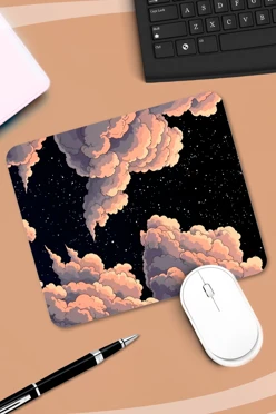 Купить коврик для мыши прямоугольный c принтом "Clouds" Купить коврик для мыши прямоугольный c принтом "Clouds"