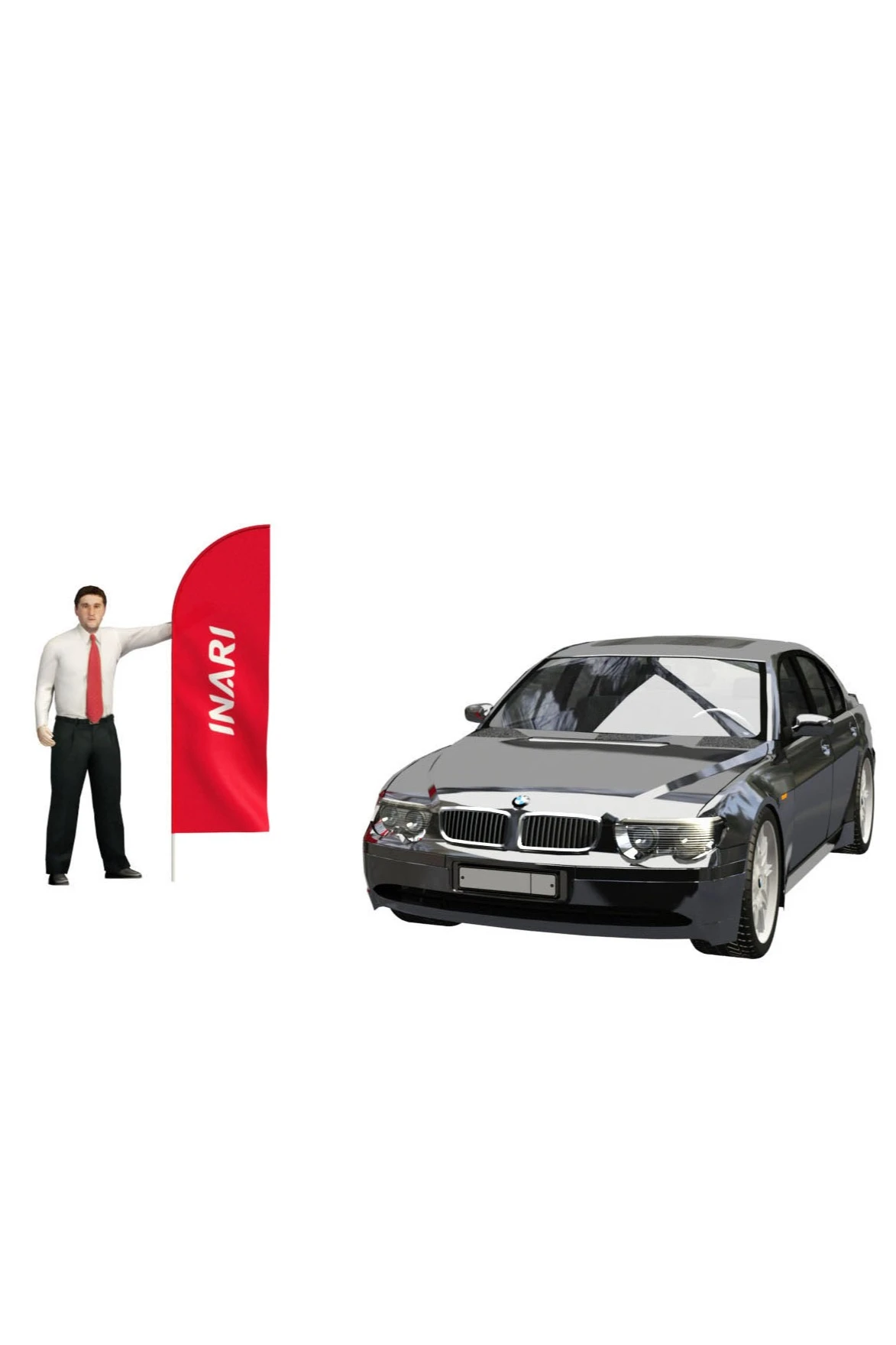 Флагшток Парус 2,1 м#1