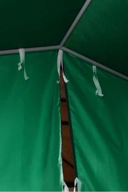 Палатка для промоакции и торговли однотонная  (без козырька, с тентом на молнии) 2х2 м#3