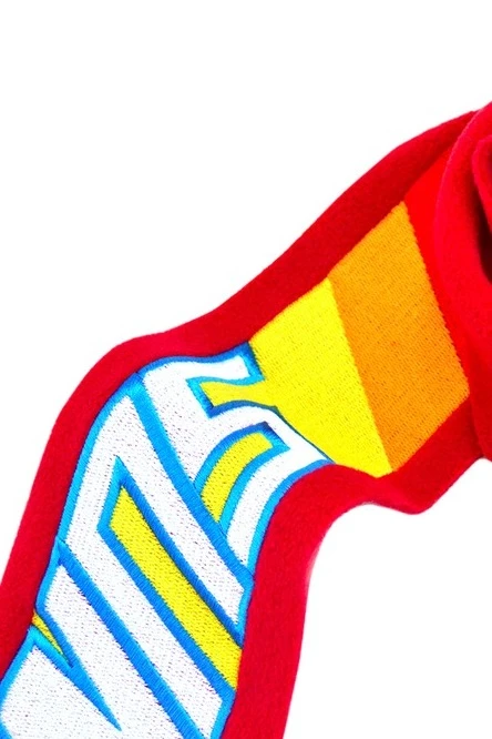 Шарф флисовый однослойный 15х130 см, однотонный "Sun"#7